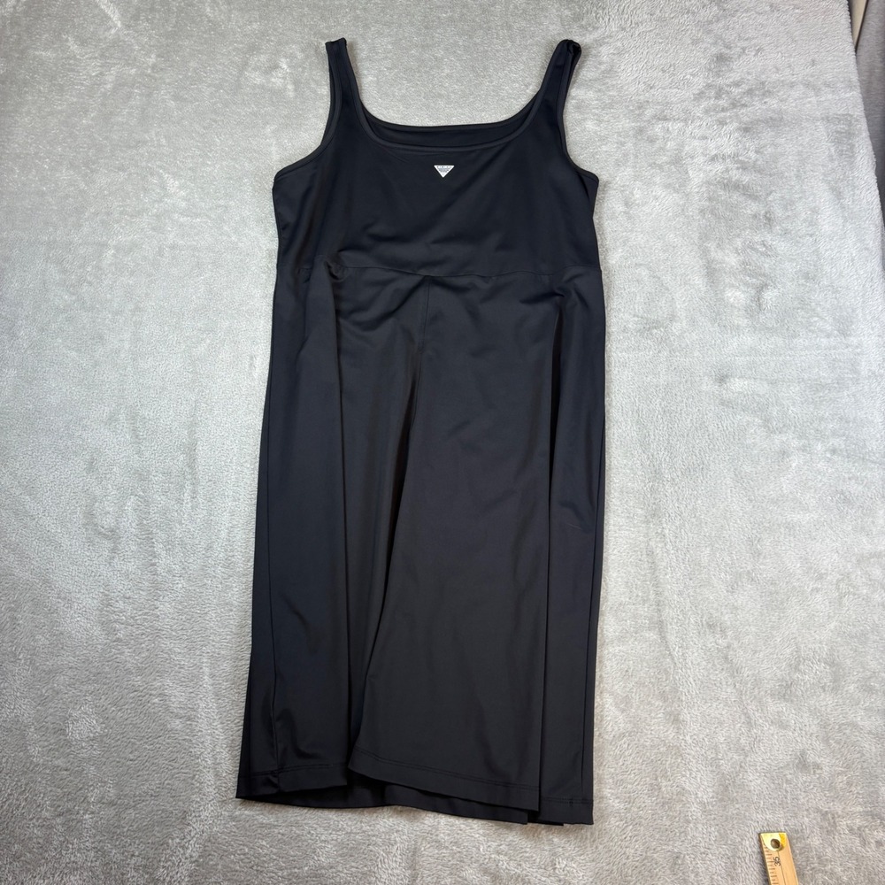 Columbia Dress Womens XL PFG Freezer III Omni-Freeze Sleeveless Black Stretch - Picture 2 of 7